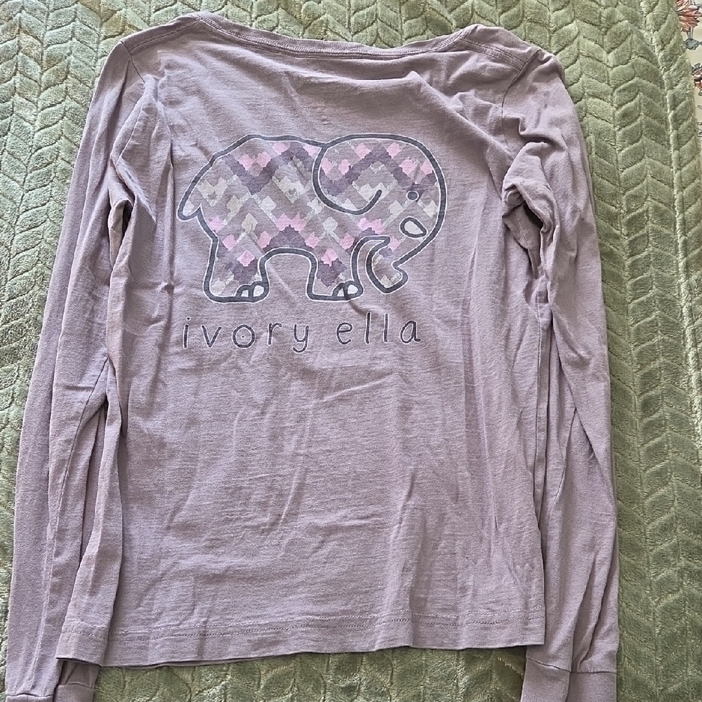 Ivory Ella Lavender Long Sleeve Tee